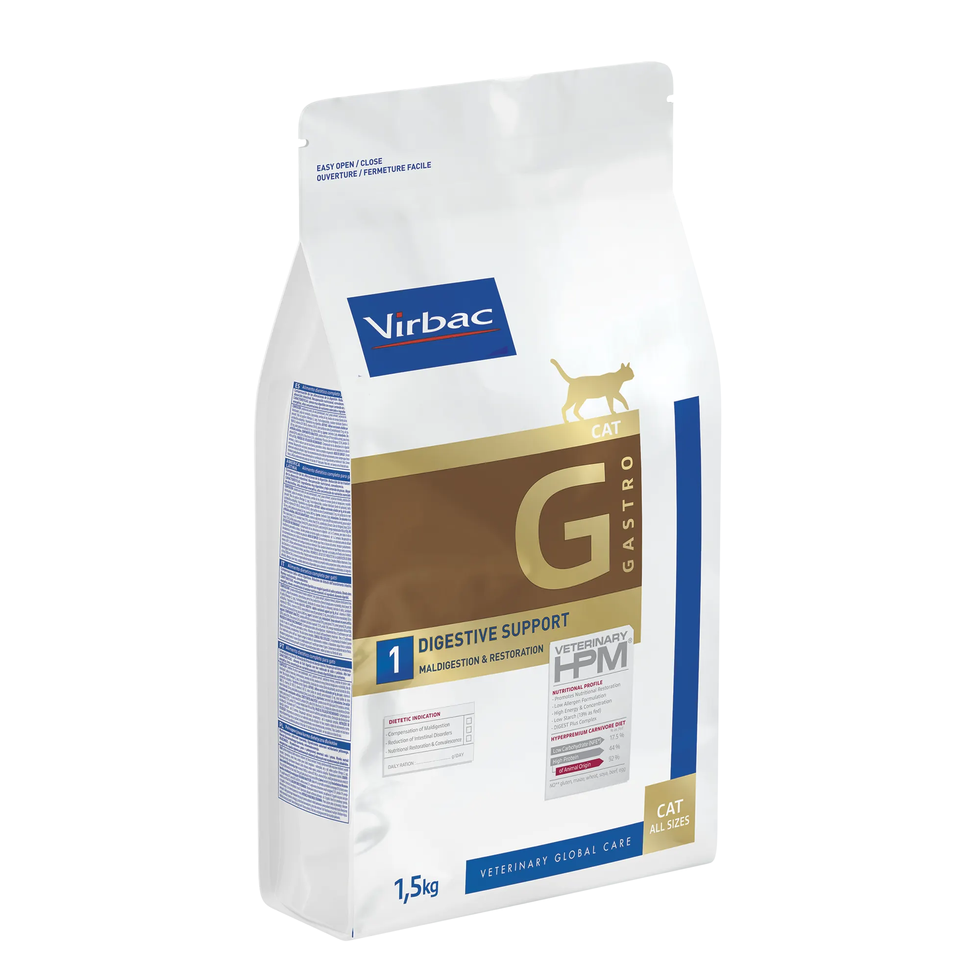 Virbac Veterinary HPM Diététique Gastro Digestive Support - croquettes chat