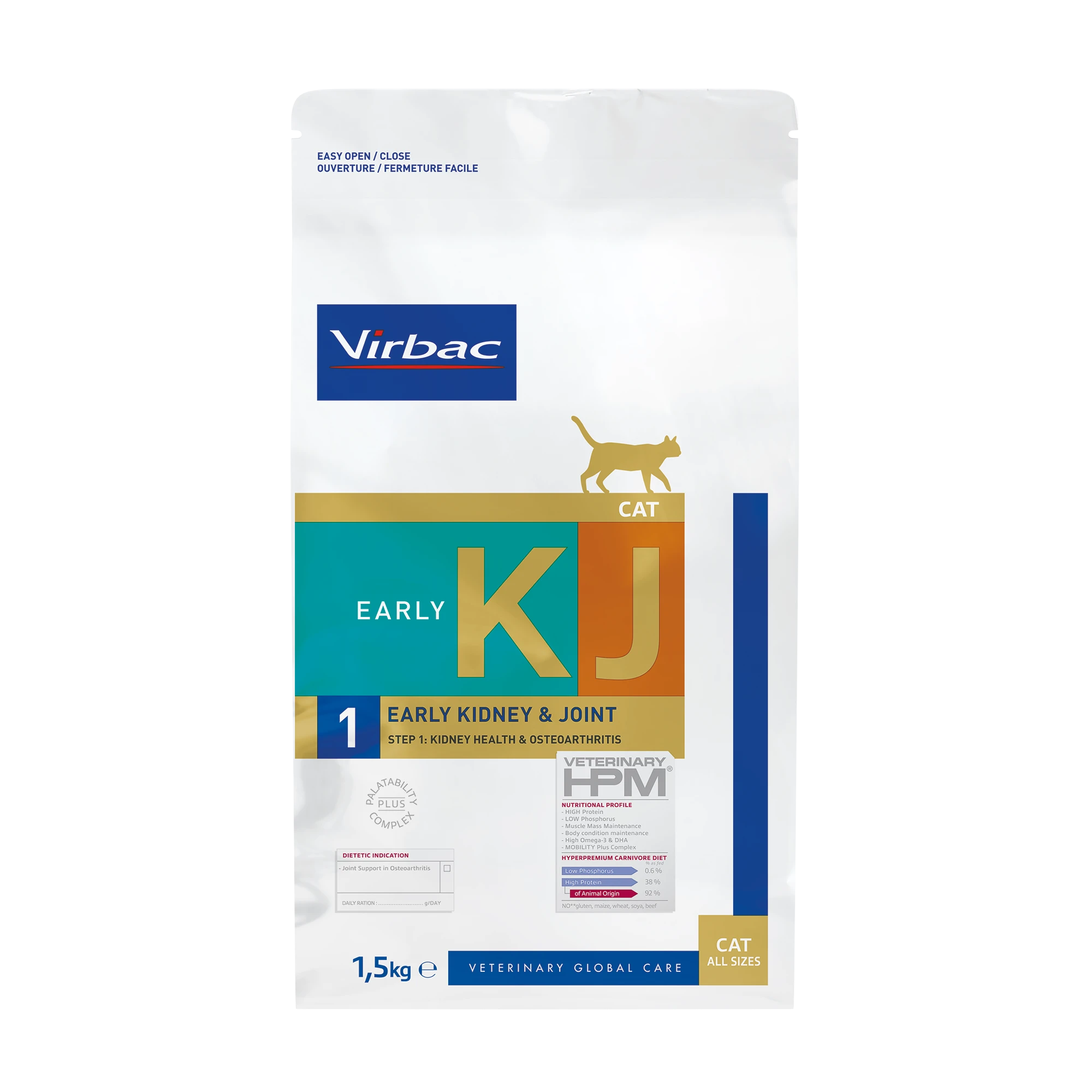 Virbac Veterinary HPM Diététique Early Kidney Joint - croquettes chat