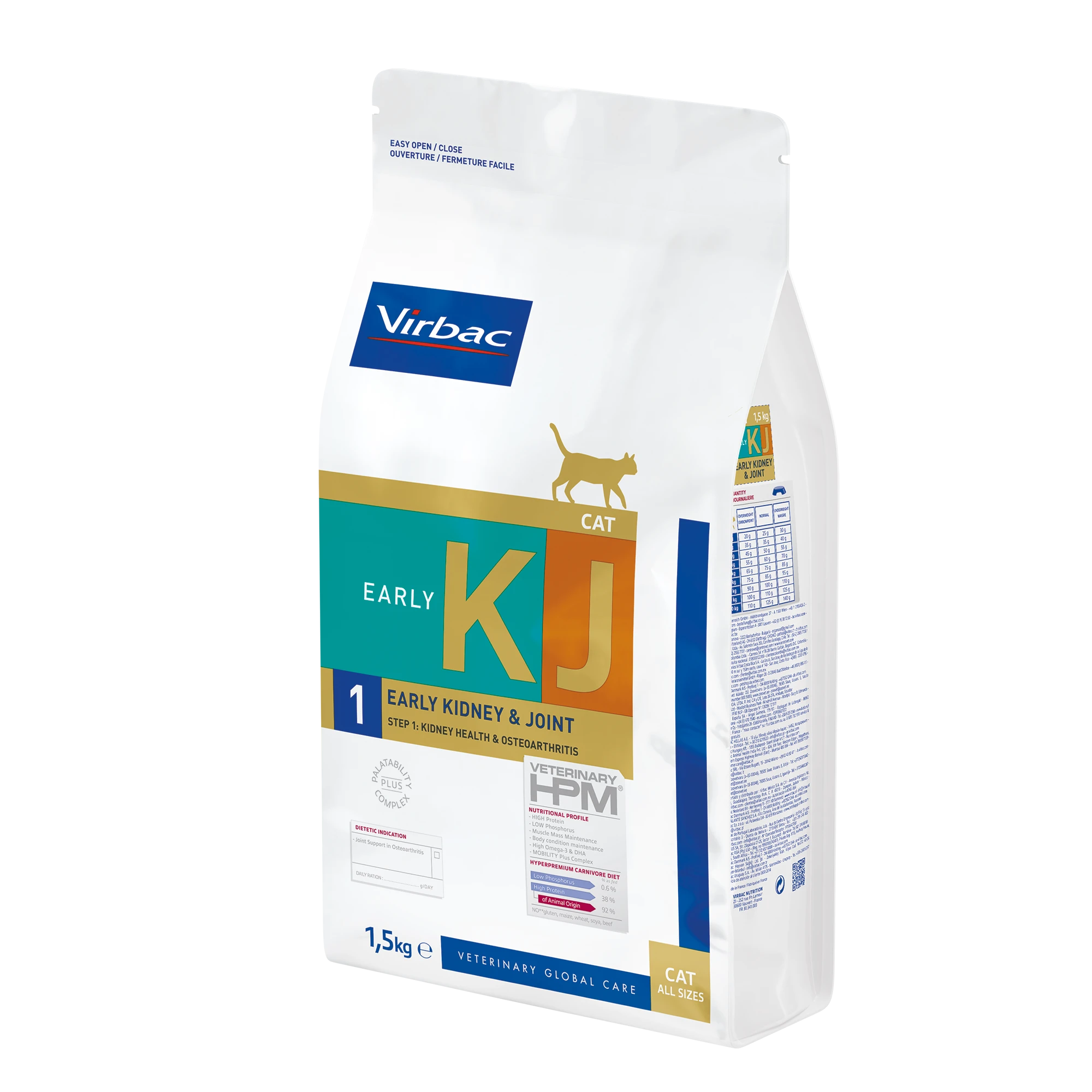 Virbac Veterinary HPM Diététique Early Kidney Joint - croquettes chat