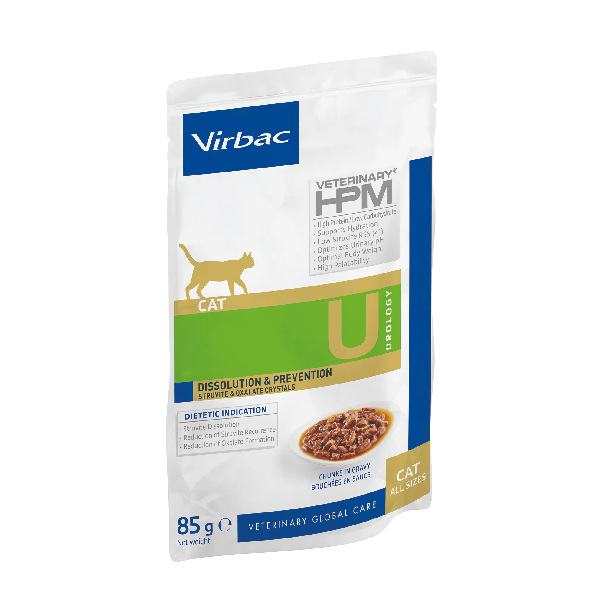 Virbac Veterinary HPM Diététique Urology Dissolution & Prévention sachets - pâtée chat