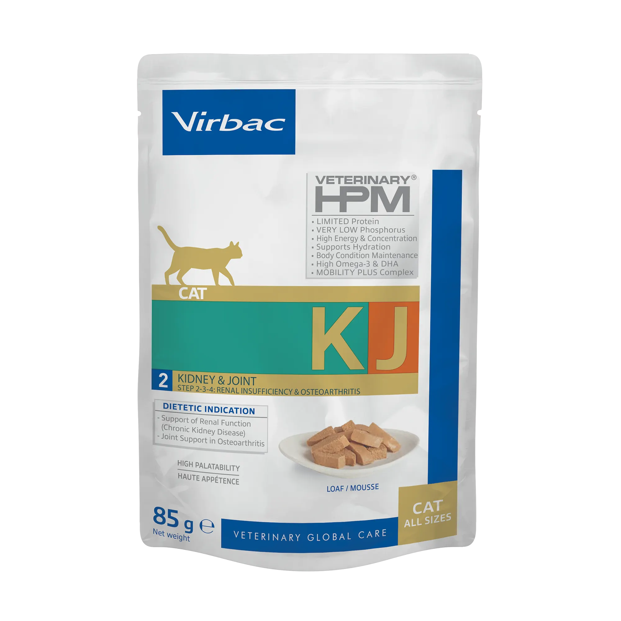 Virbac Veterinary HPM Diététique Kidney Joint mousse - pâtée chat