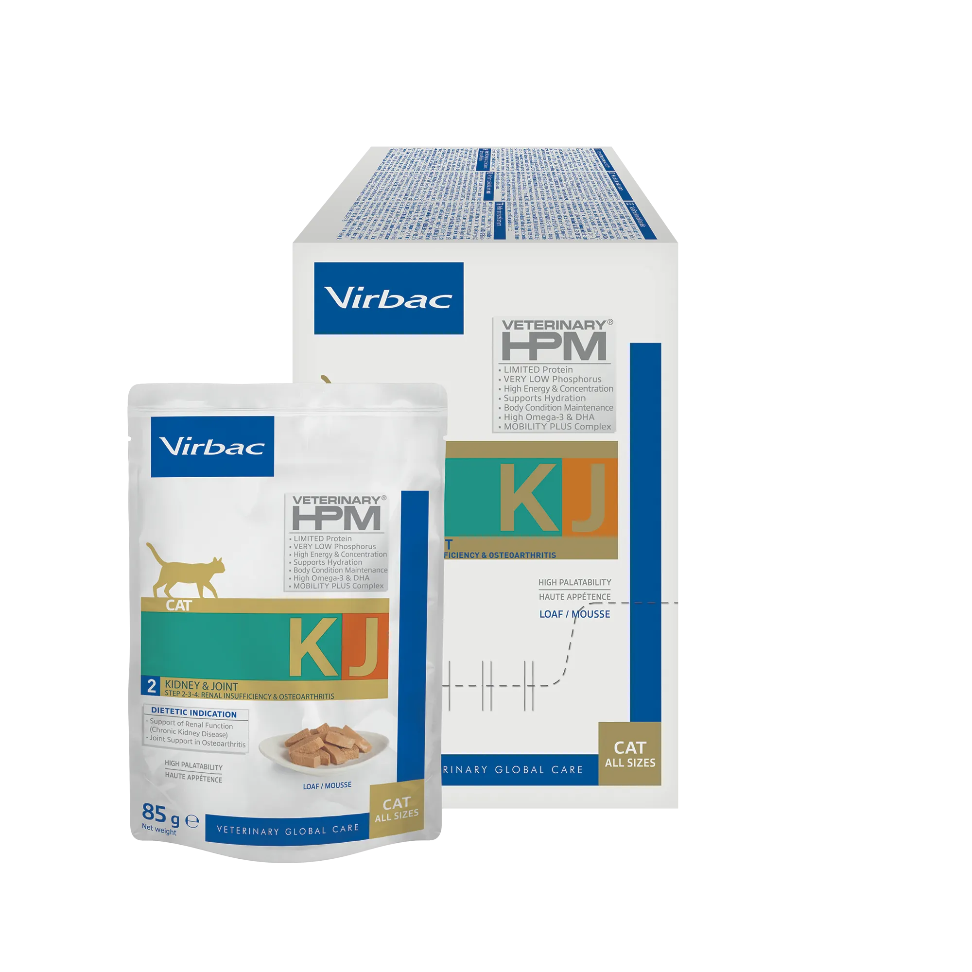 Virbac Veterinary HPM Diététique Kidney Joint mousse - pâtée chat