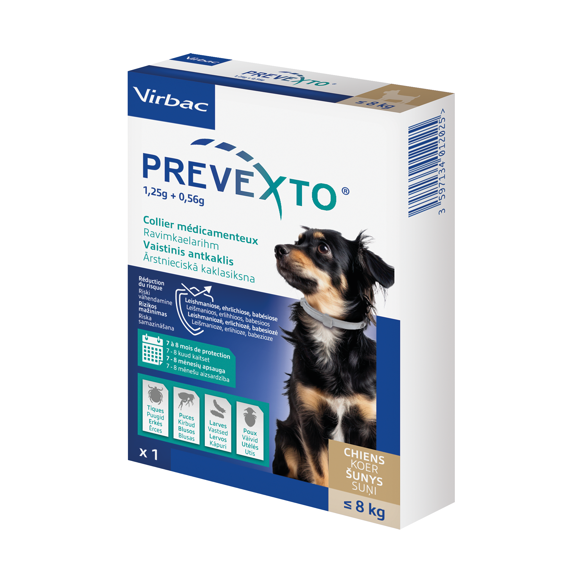 PREVEXTO collier pour chien