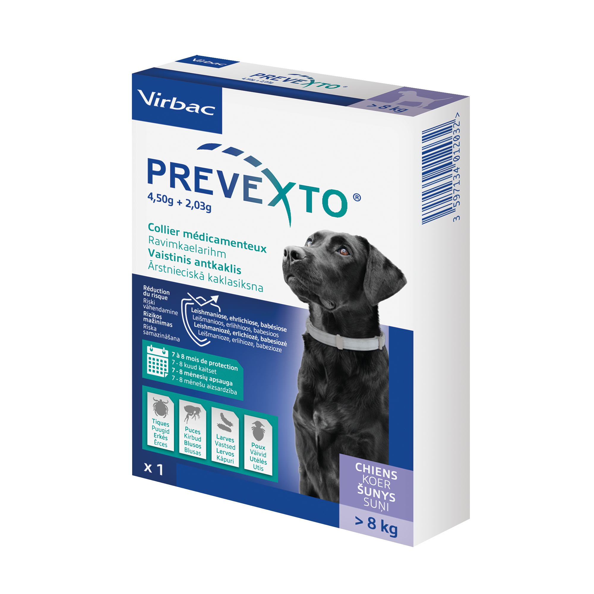 PREVEXTO collier pour chien