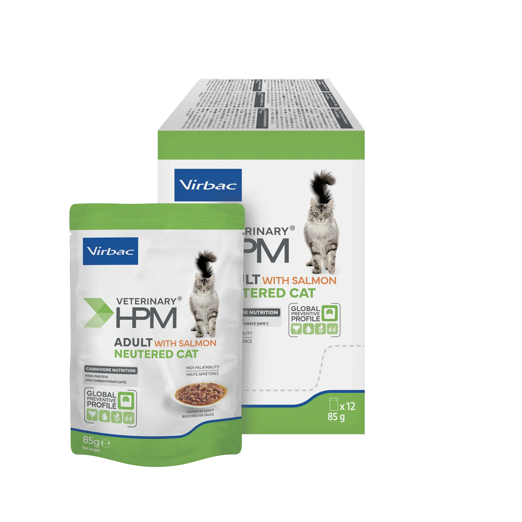 Virbac Veterinary HPM Physiologique Adult Neutered Cat Sterilise - pâtée chat