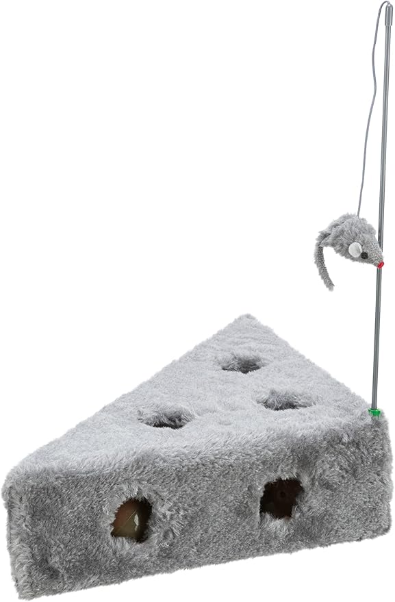 Jeu casse tête en forme de fromage pour chat