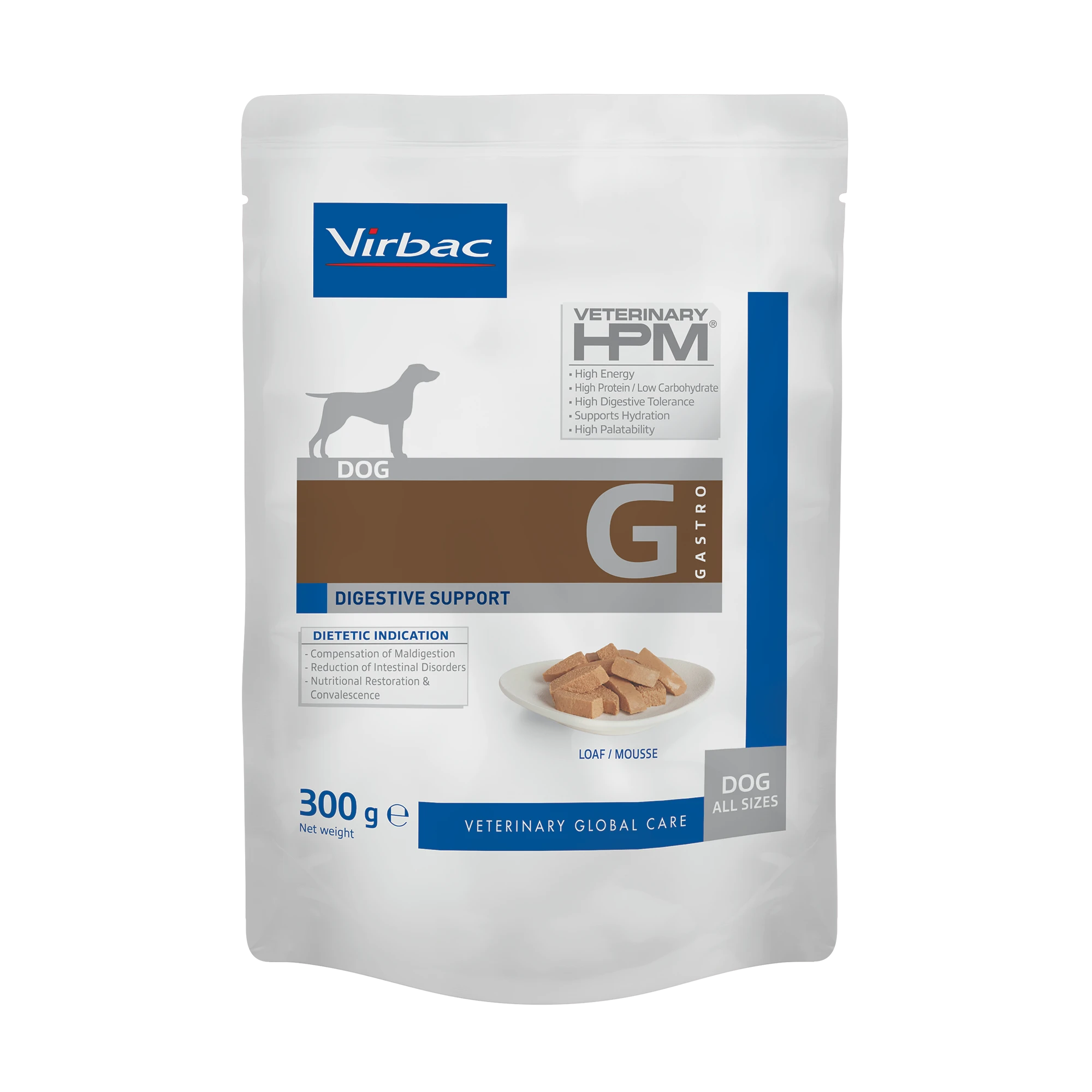 Veterinary HPM Digestive Support chien mousse