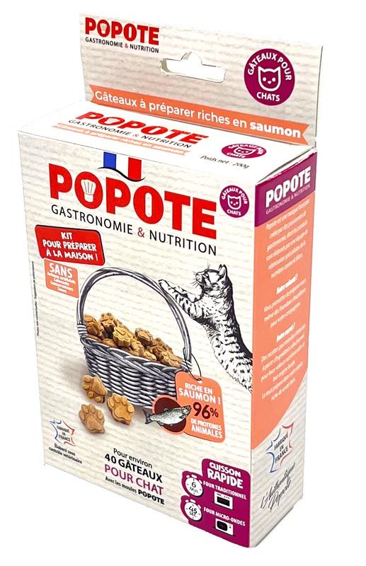 Kit de fabrication de friandises au saumon pour chat