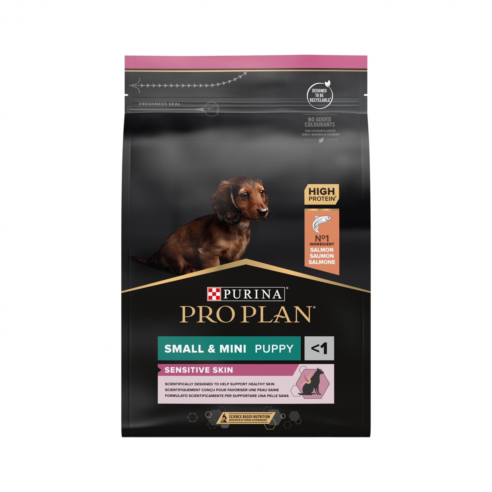 Pro Plan Sensitive Skin Small & Mini Puppy au saumon - croquettes chiot