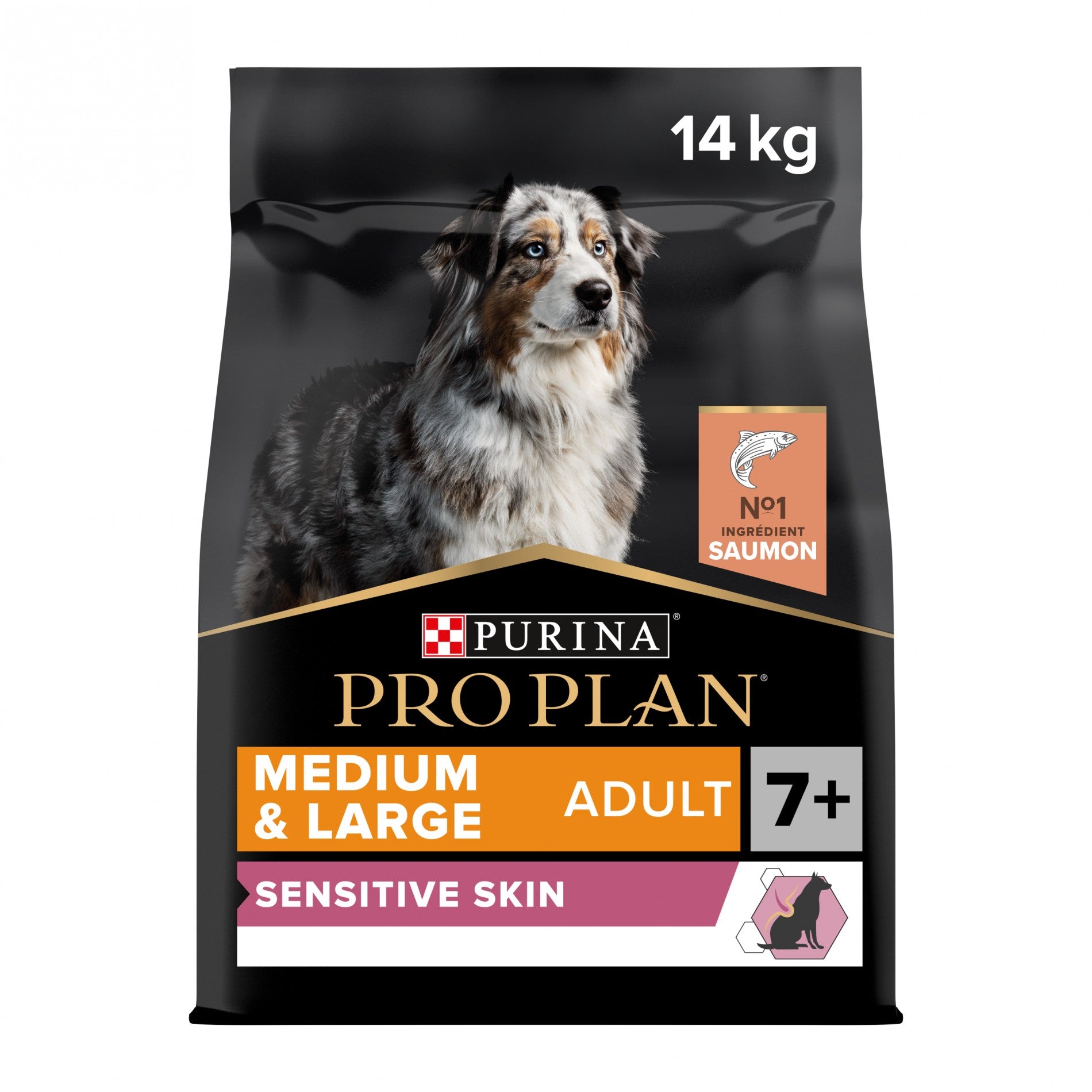 Pro Plan Sensitive Skin Medium & Large Adult au saumon - croquettes chien