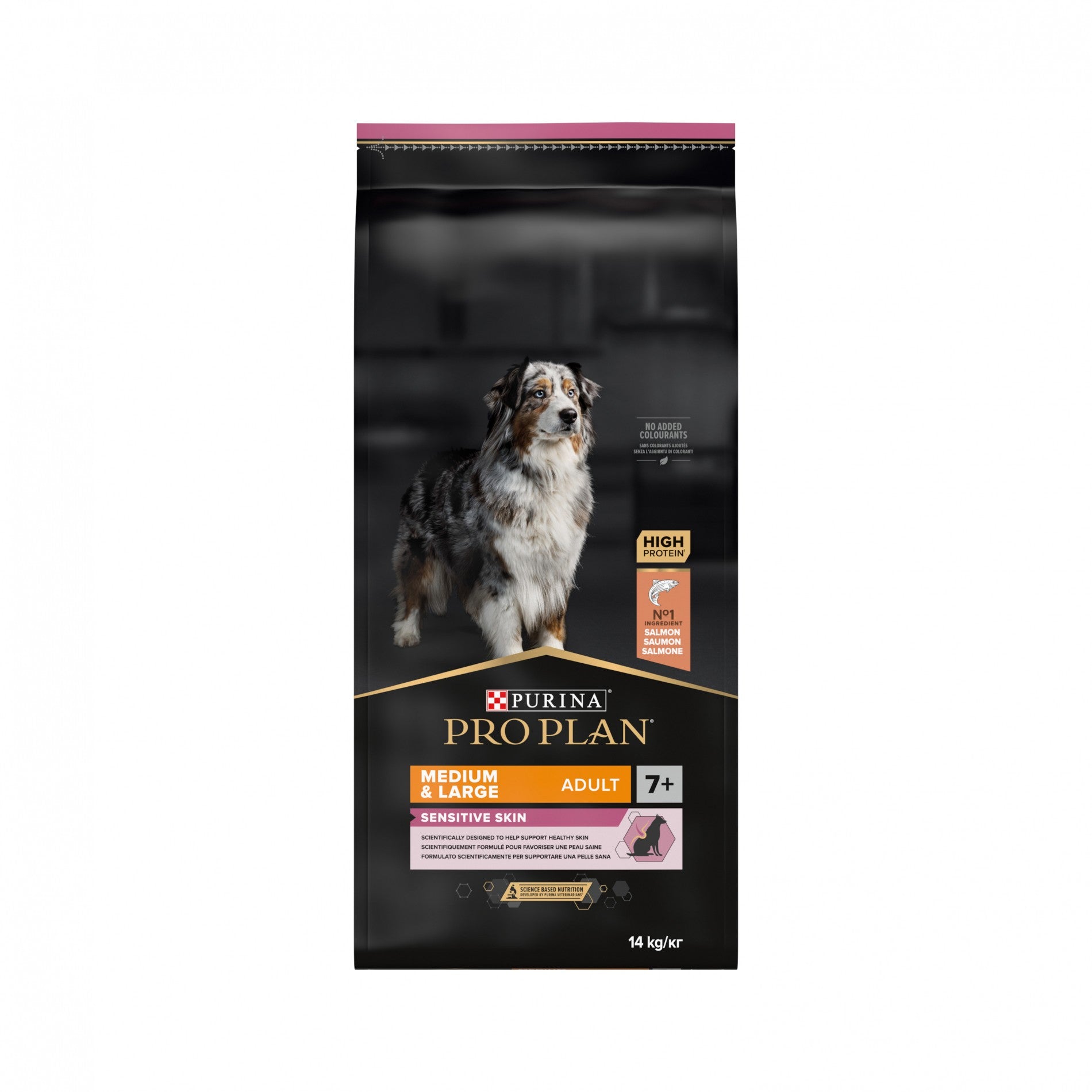 Pro Plan Sensitive Skin Medium & Large Adult au saumon - croquettes chien