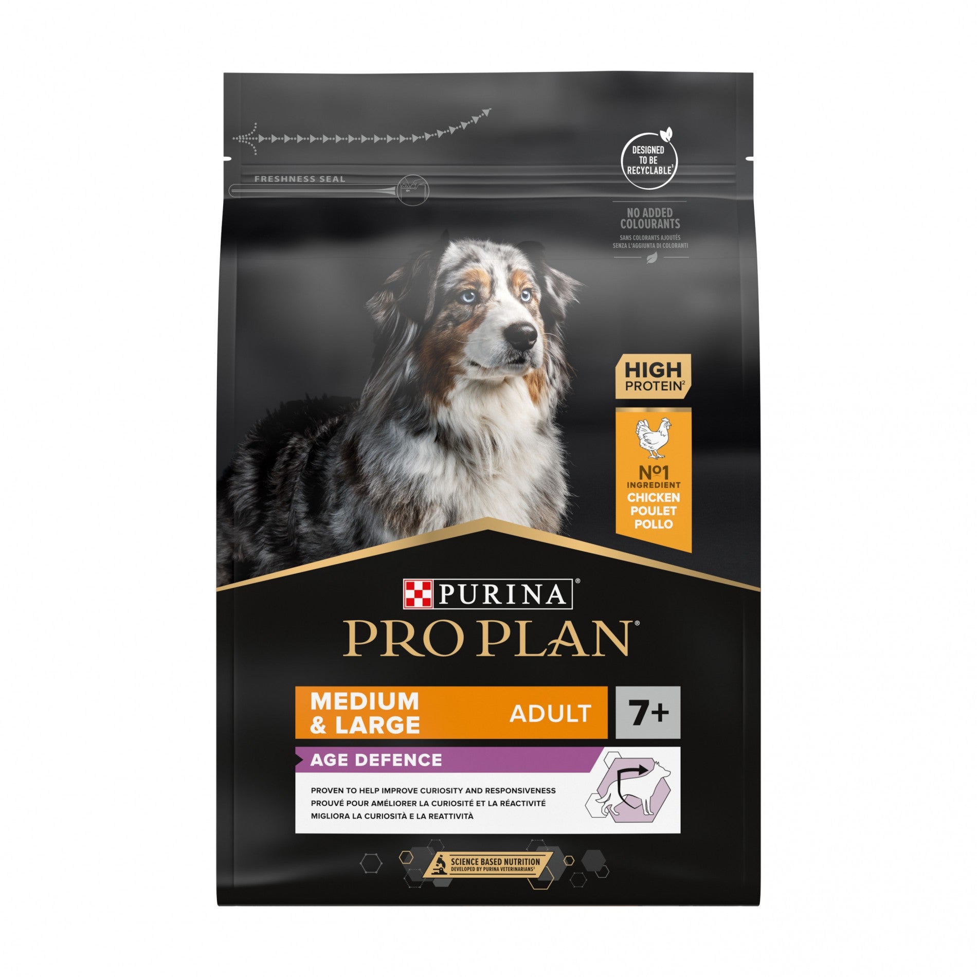 Pro Plan Age Defence Medium & Large Adult au poulet - croquettes chien