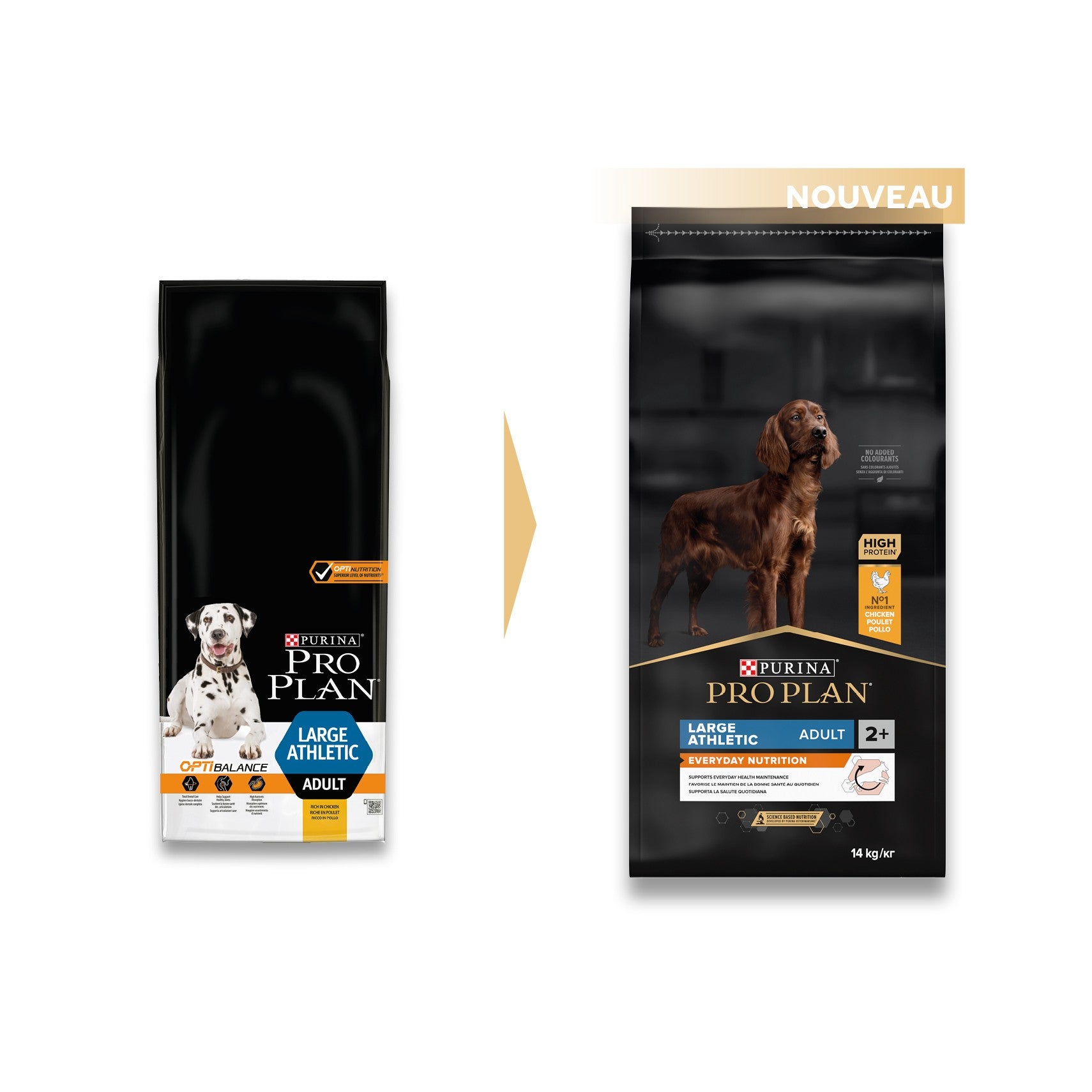 Pro Plan Everyday Nutrition Large Athletic Adult au poulet - croquettes chien