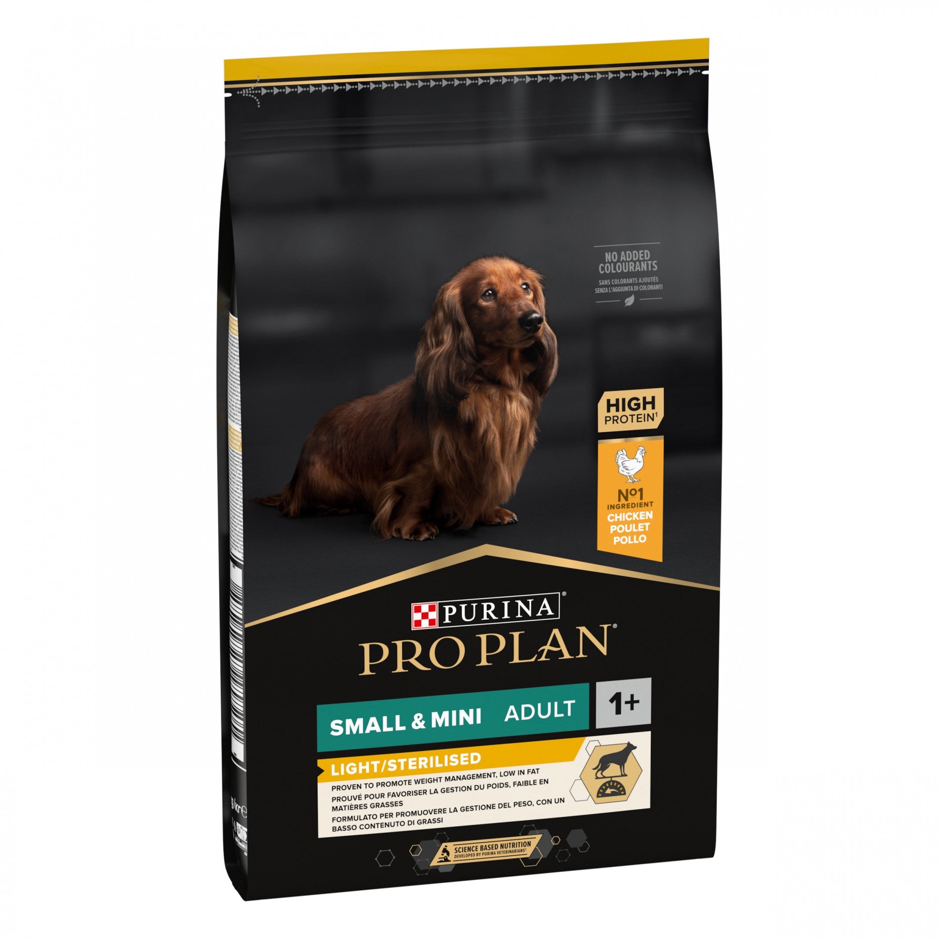 Pro Plan Light/Sterilised Small & Mini Adult au poulet - croquettes chien