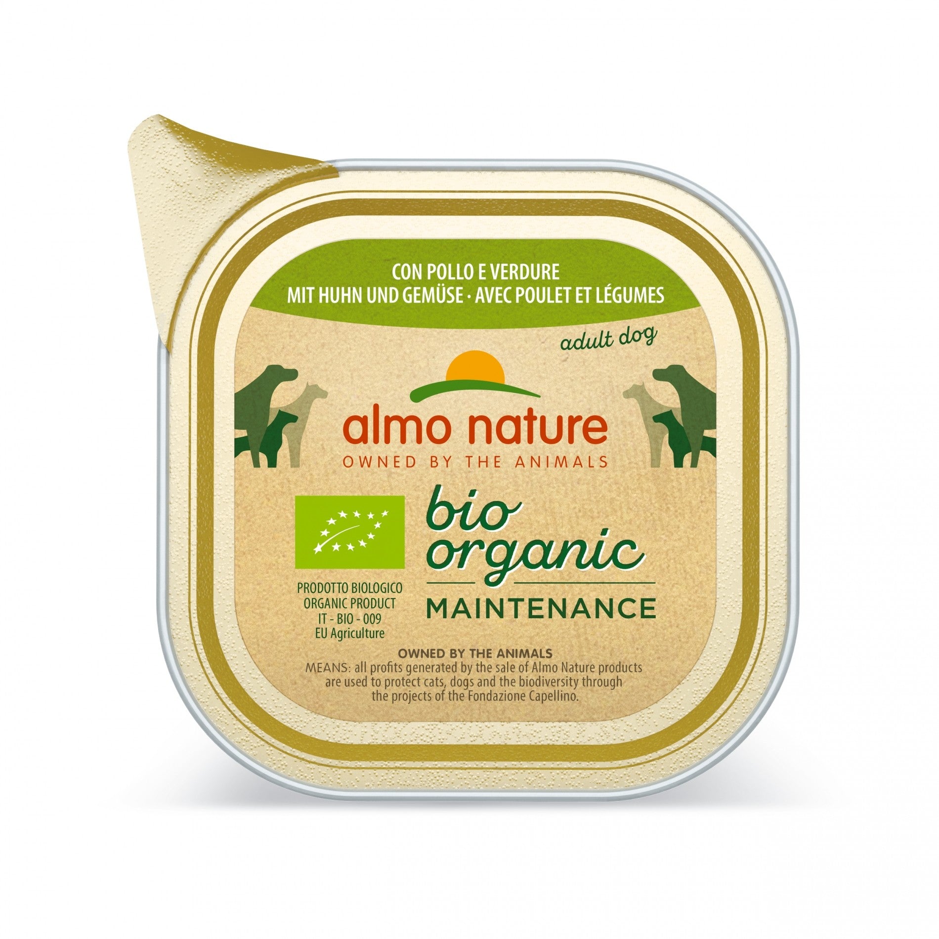 Almo Nature Pâtées Chien Adulte - Bio Organic Maintenance - 9 x 300 g