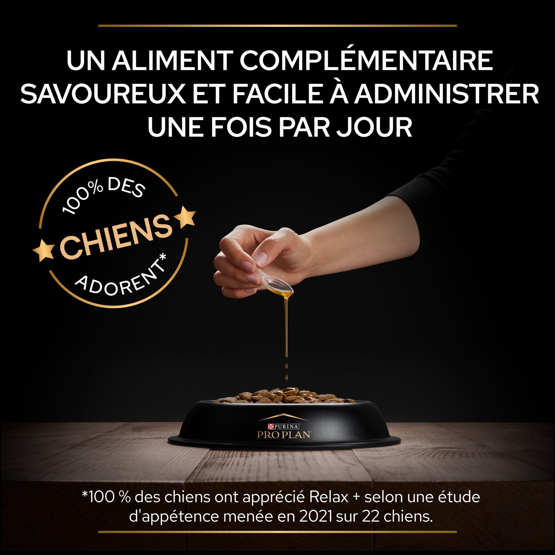 PRO PLAN Relax+ en huile - Aliment complémentaire pour chien