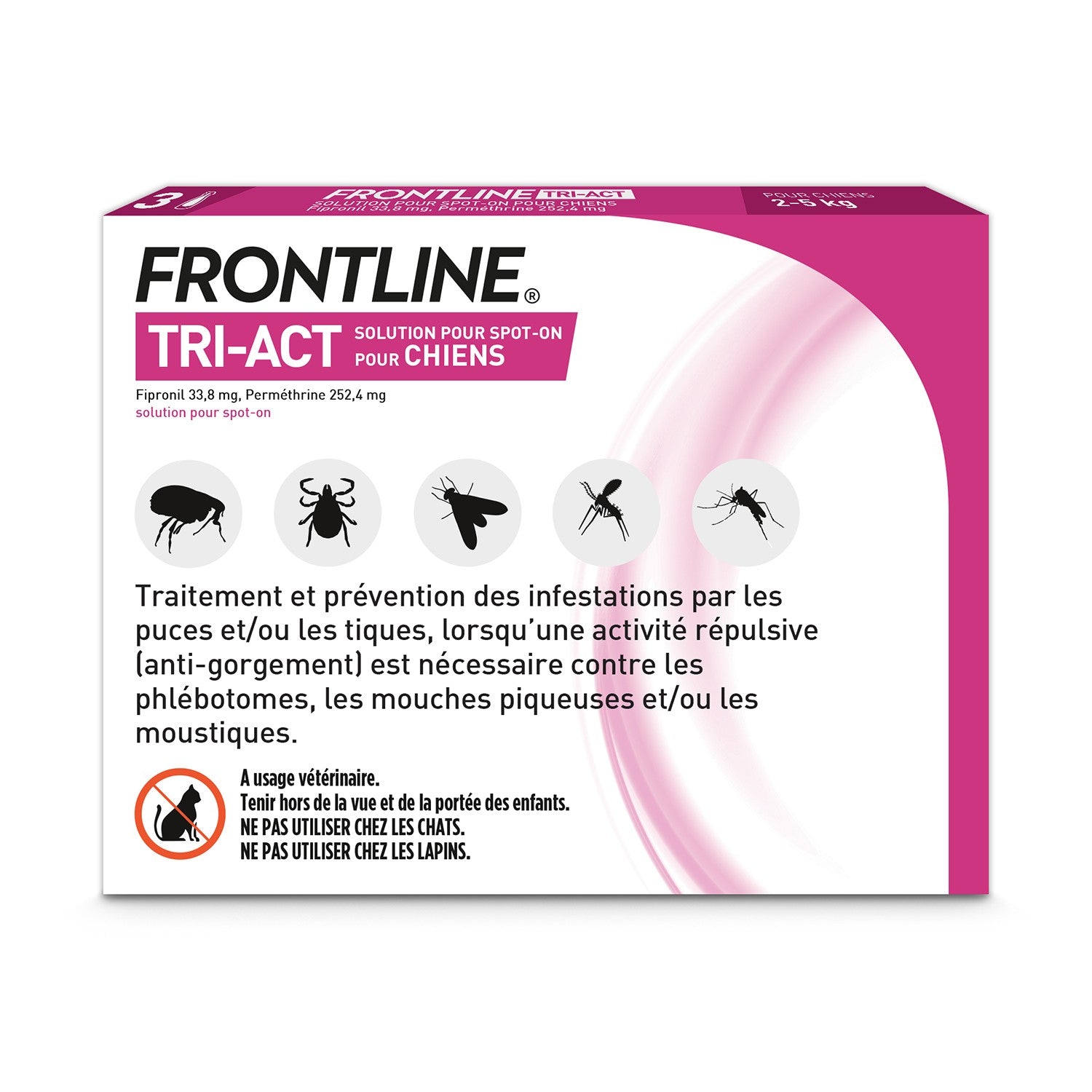 Pipettes Frontline Tri-act chien