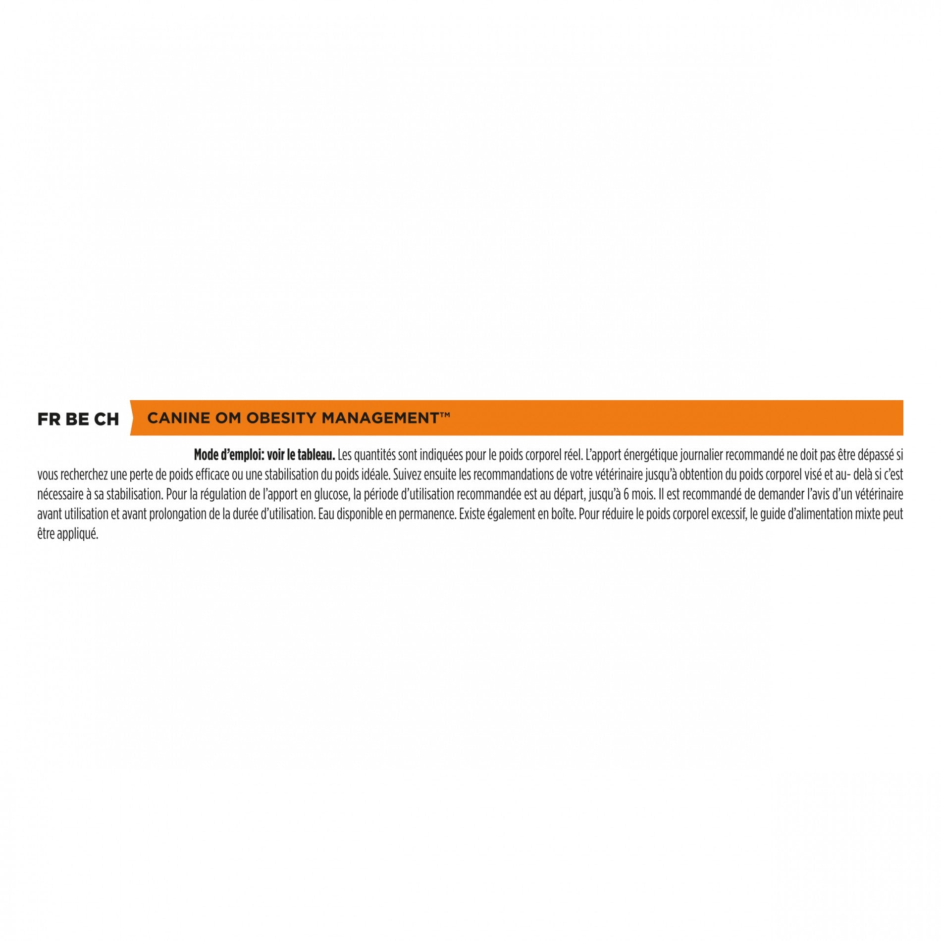 Pro Plan Veterinary Diets OM Obesity Management - aliment chien