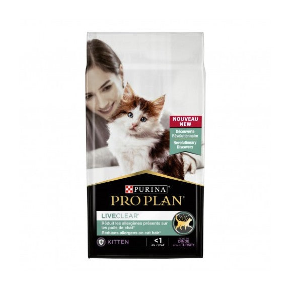 Pro Plan LiveClear Kitten à la dinde - croquettes chaton