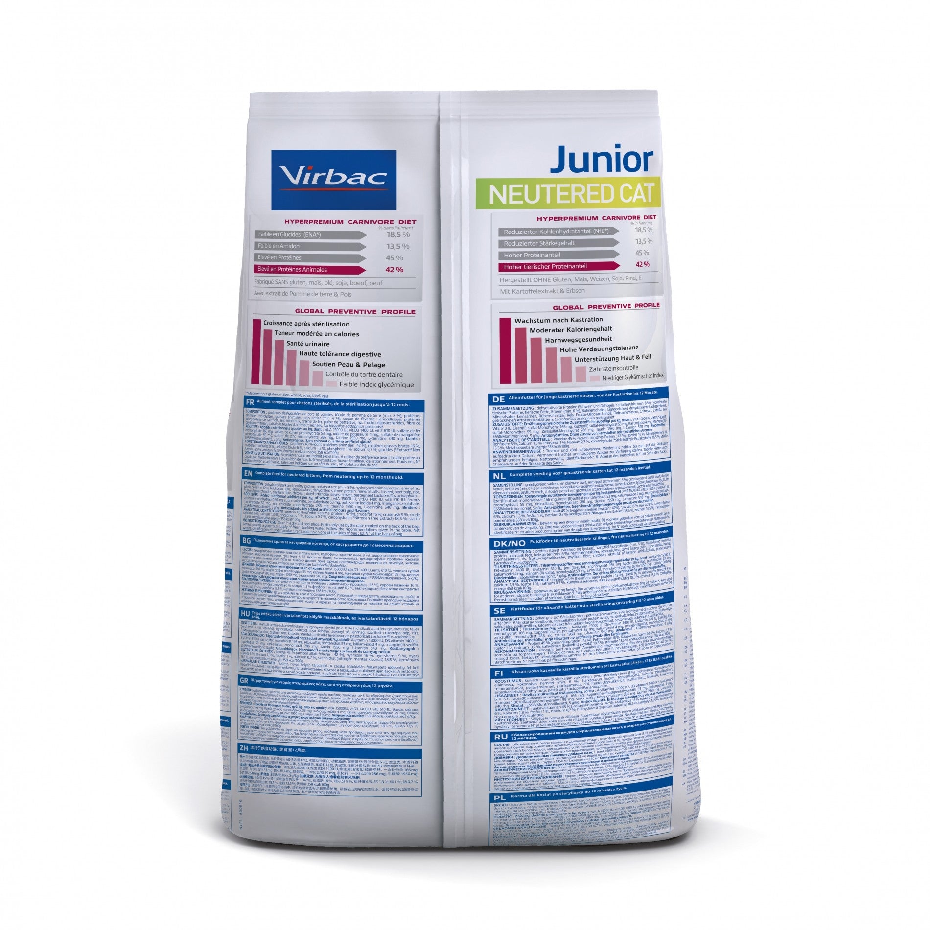 Virbac Veterinary HPM Junior Neutered Cat - croquettes chaton