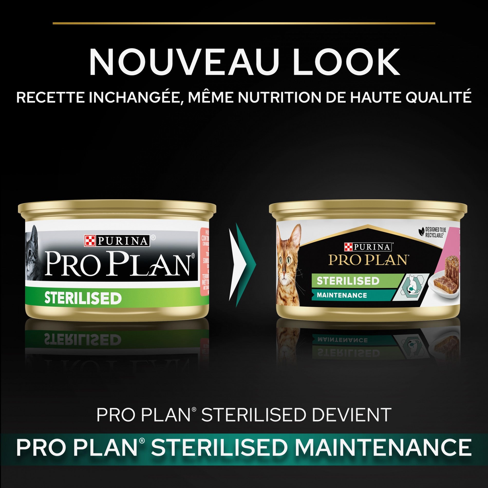 Pro Plan Sterilised thon et saumon - pâtées pour chat