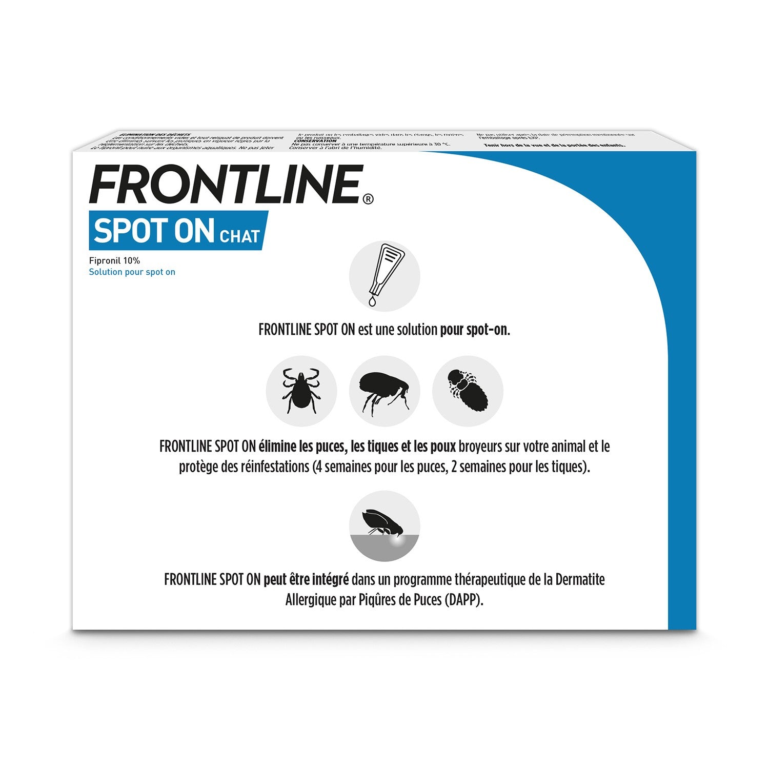 Pipettes Frontline Spot-On chat