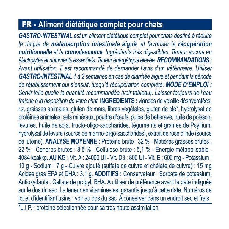 Royal Canin Veterinary Gastrointestinal - croquettes chat