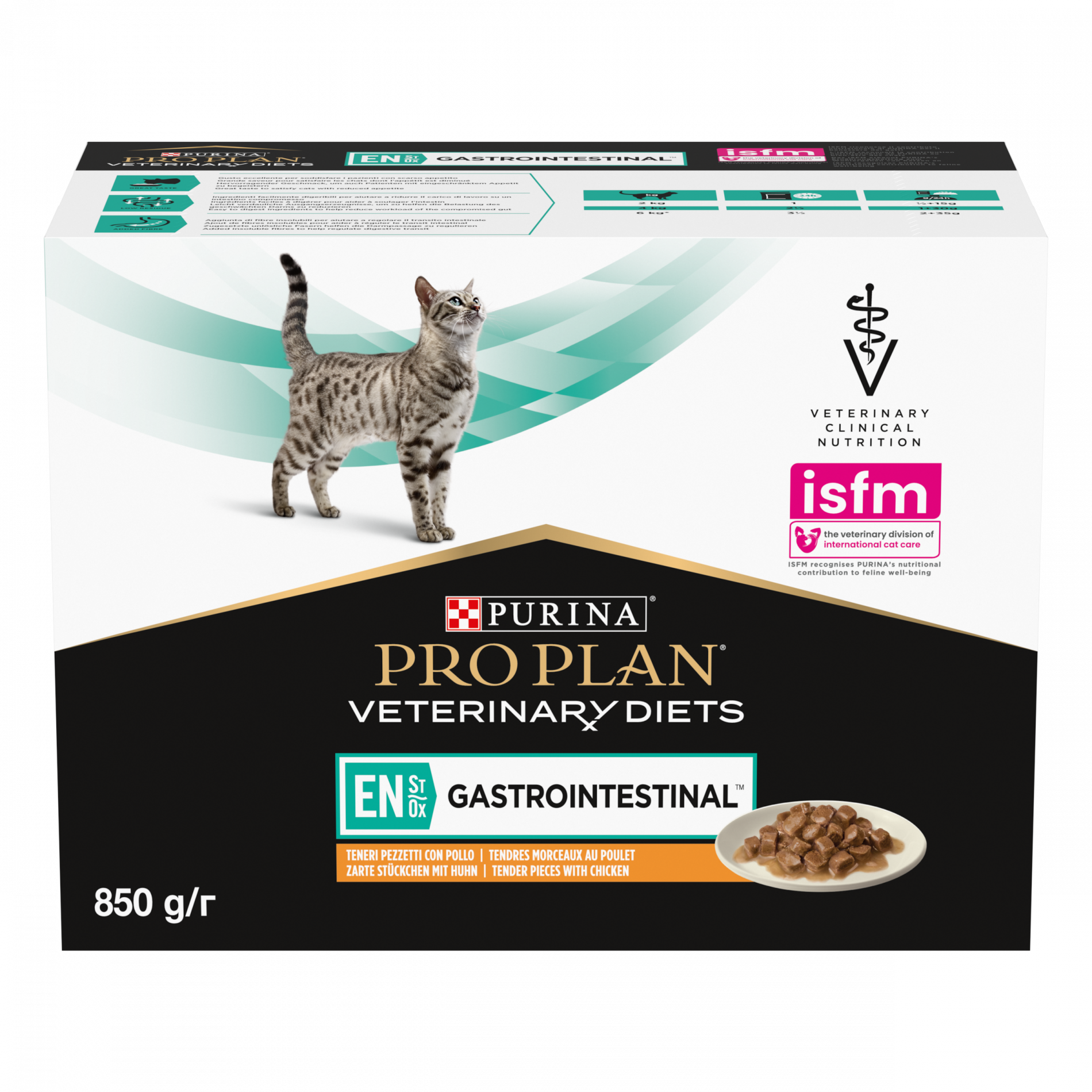 Pro Plan Veterinary Diets EN St/Ox Gastrointestinal – pâtées en bouchées pour chat