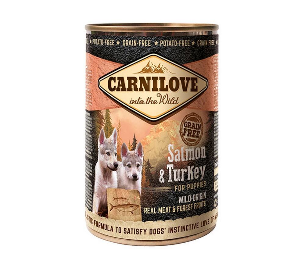 Carnilove Puppy Wild Meat Salmon - pâtée chiot