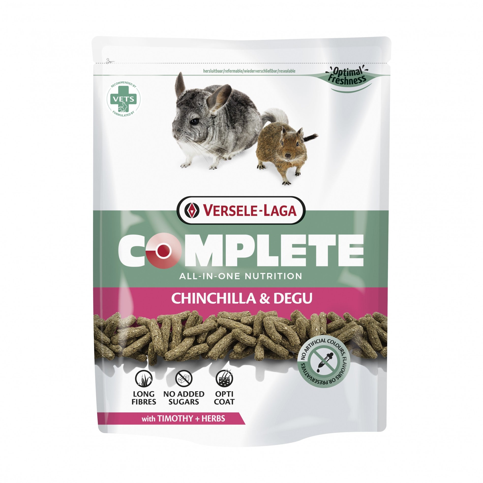 Complete Adult chinchilla & degu