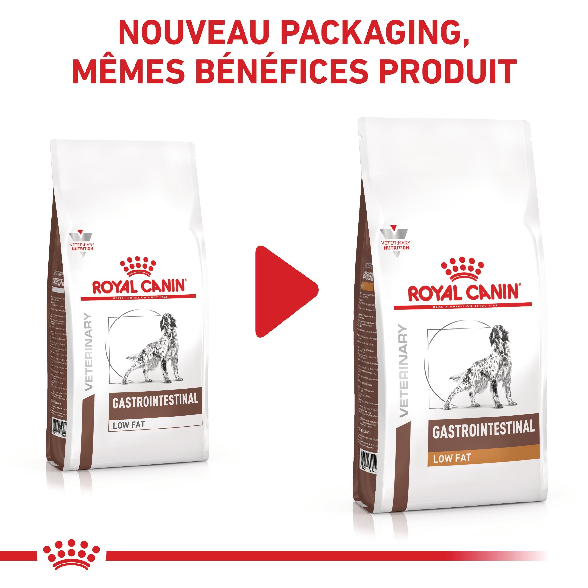 Royal Canin Veterinary Gastrointestinal Low Fat - croquettes chien