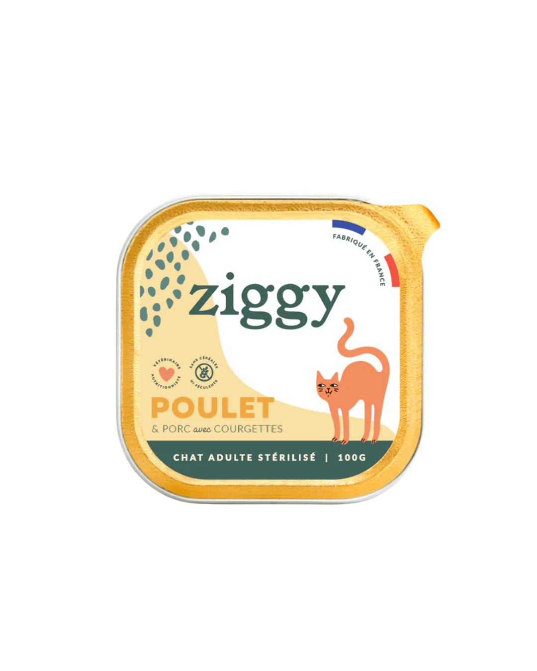 Ziggy Stérilisés Saveur Poulet Pâtée Pour Chats