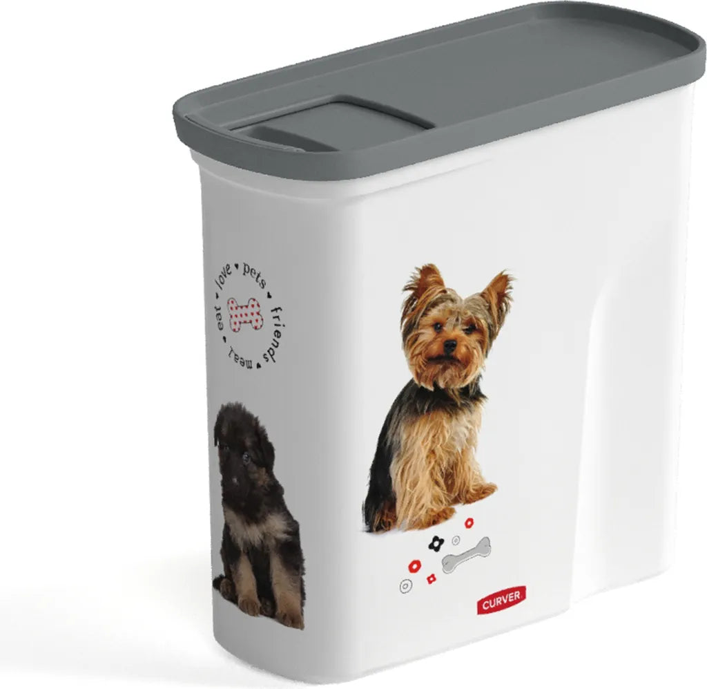 Curver - Chien - Conteneur à croquettes Love pets