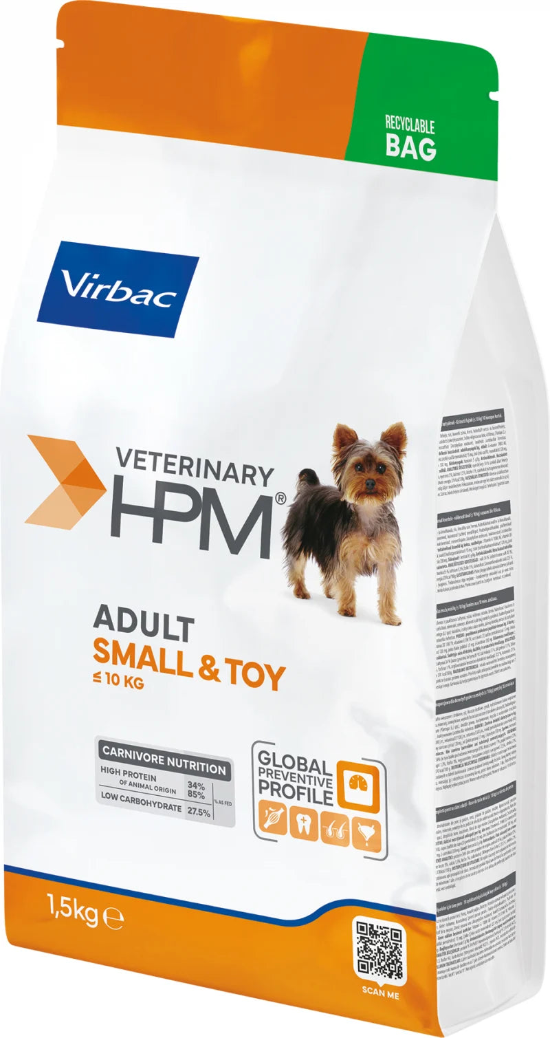 Virbac Veterinary HPM Physiologique Adult Small & Toy - croquettes chien