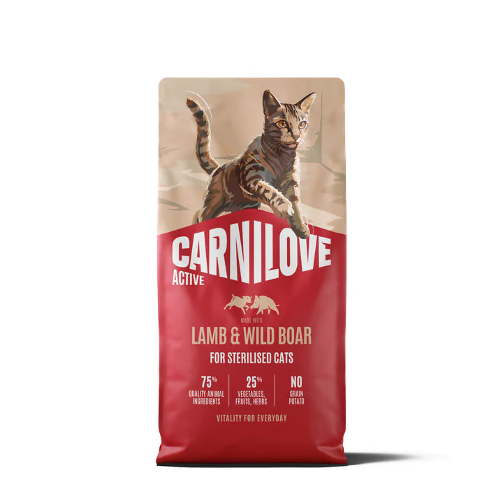 Carnilove active sterilised agneau - chat