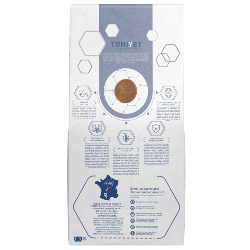 TONIVET SENIOR MEDIUM & MAXI -croquettes chien