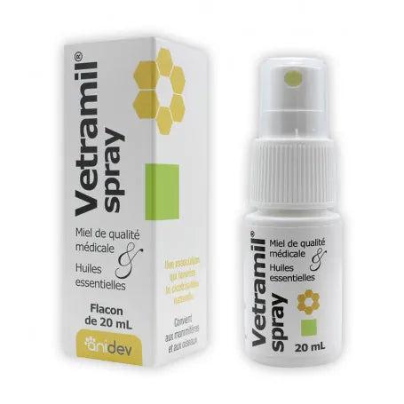 Vetramil spray chien, chat, rongeur