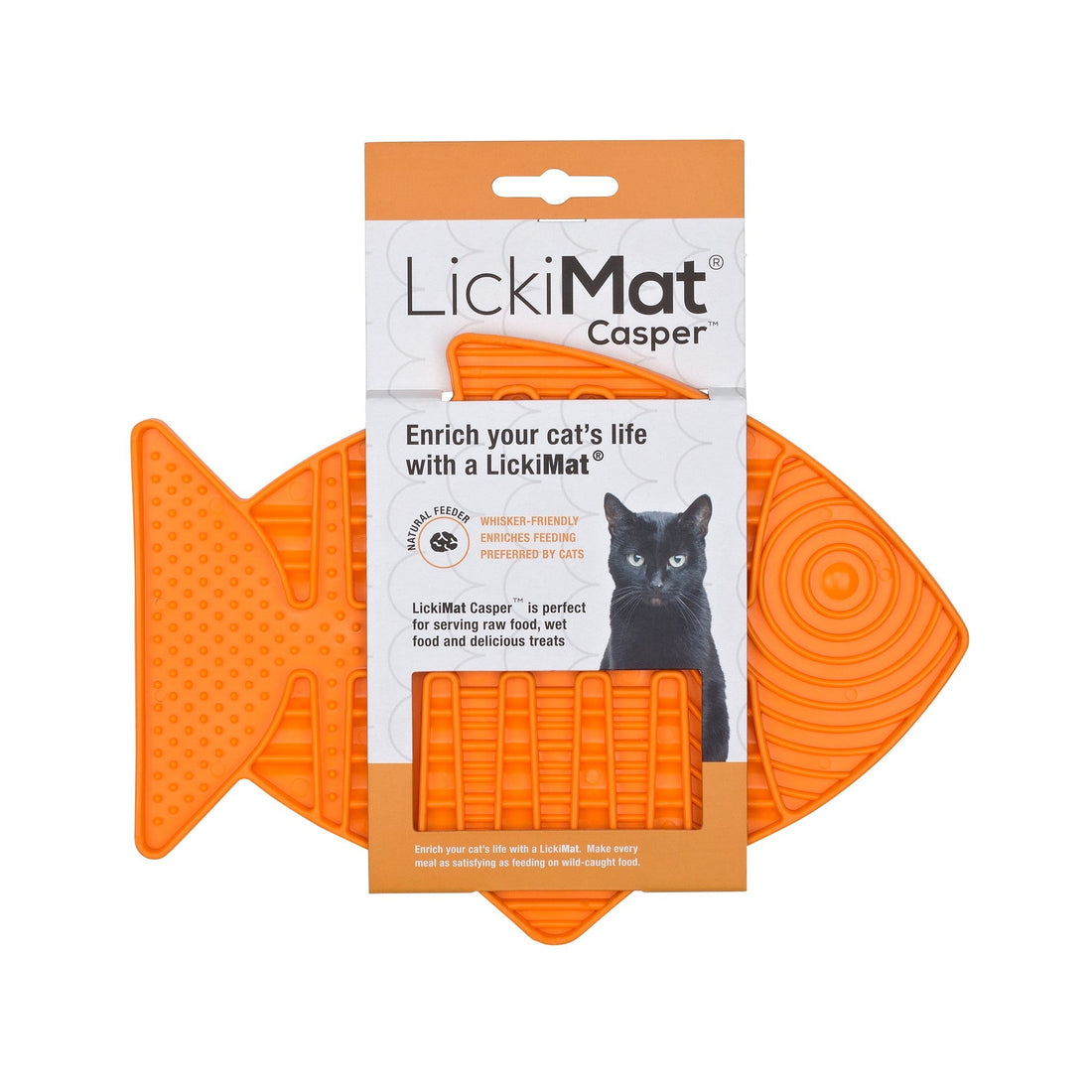 LICKIMAT CASPER CAT ORANGE