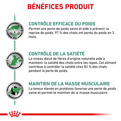 Royal Canin Veterinary Health Nutrition Satiety Weight Mgt - croquettes chat