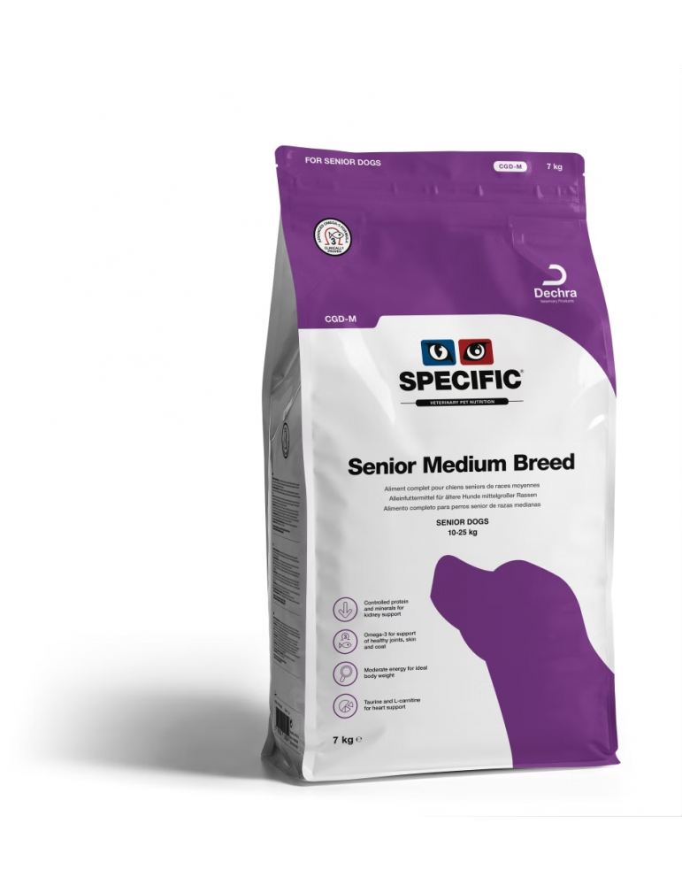 Specific chien Cgd-M senior Medium Breed