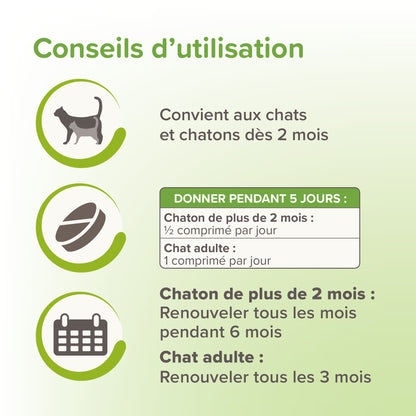 Vermipure Comprimés Purge pour chat