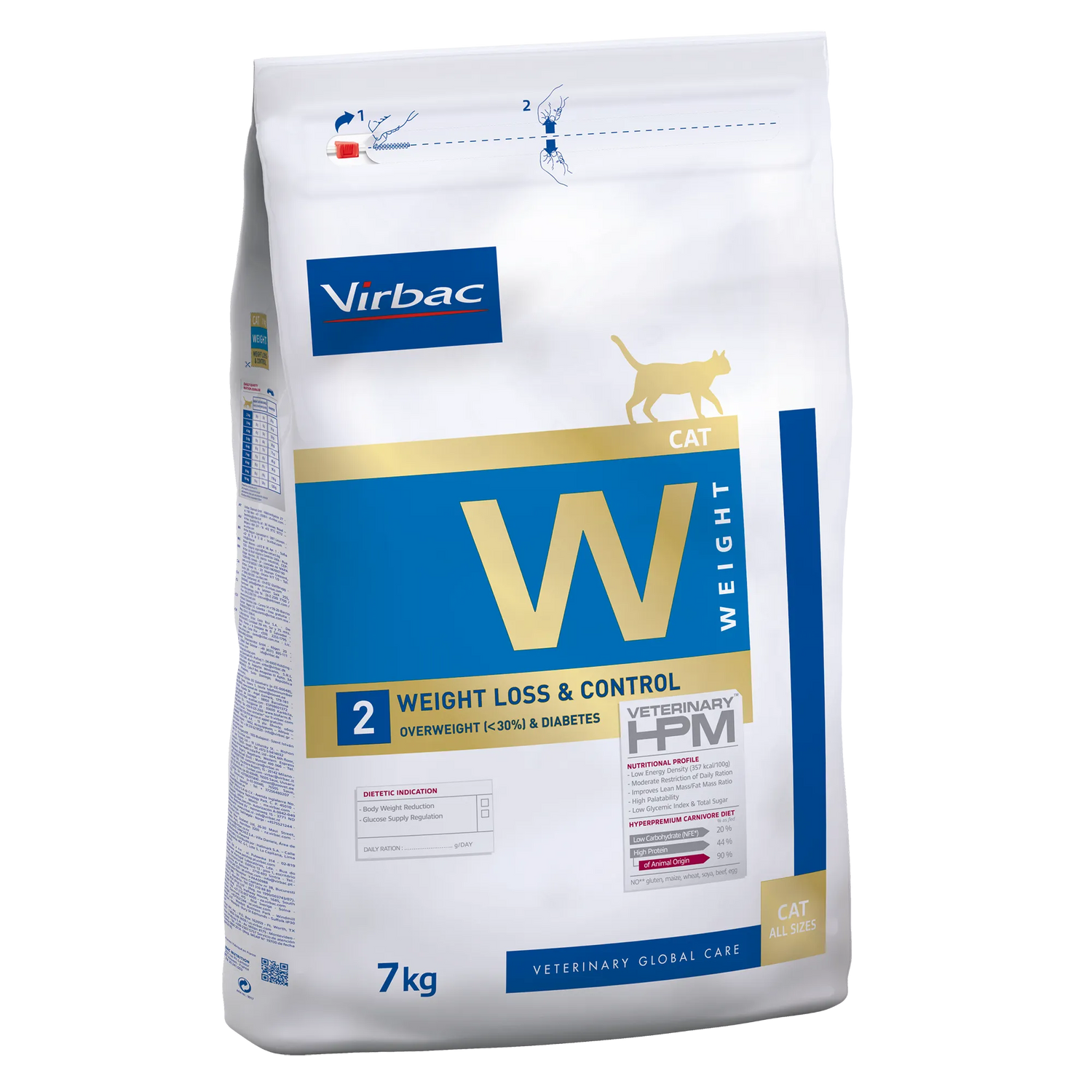 Virbac Veterinary HPM Diététique Weight Loss &amp; Control - croquettes chat