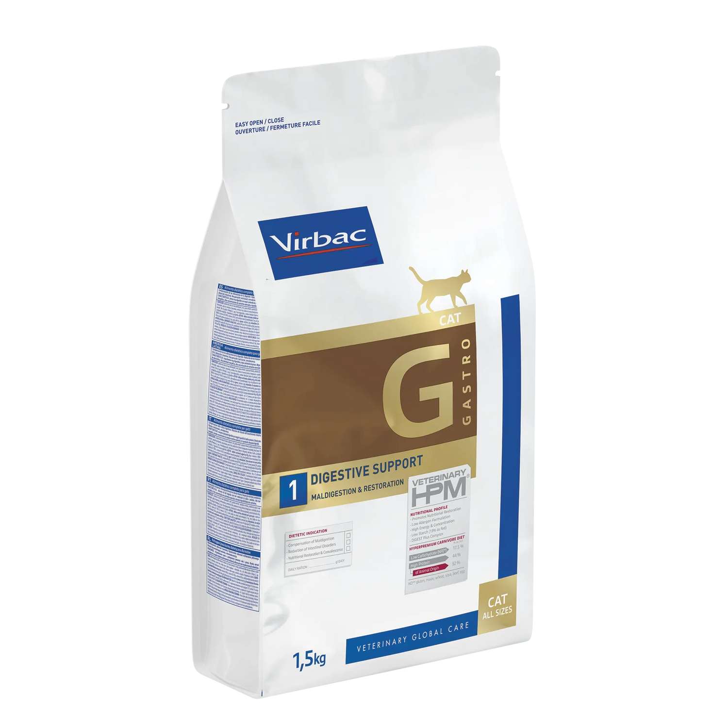 Virbac Veterinary HPM Diététique Gastro Digestive Support - croquettes chat