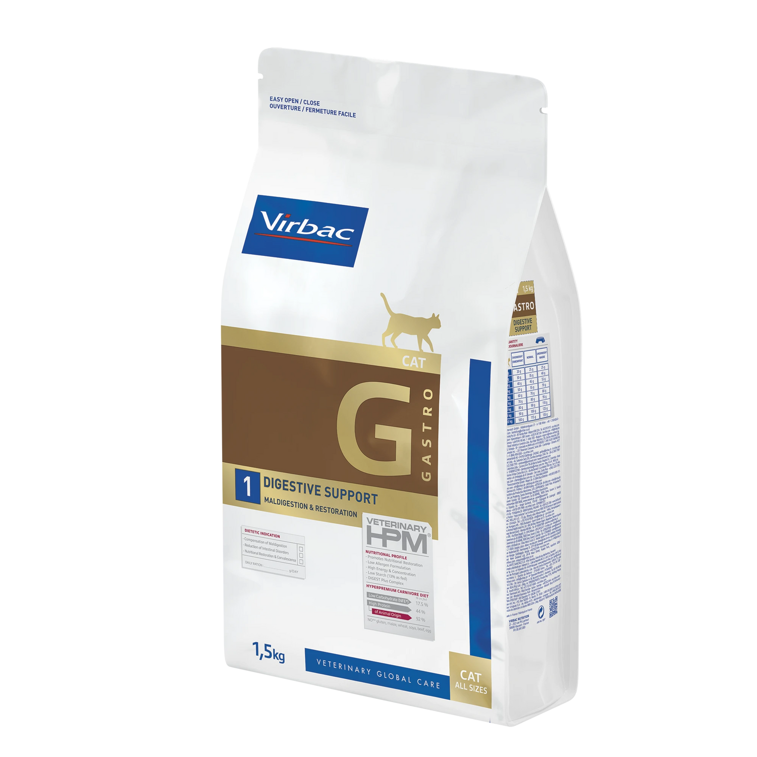 Virbac Veterinary HPM Diététique Gastro Digestive Support - croquettes chat
