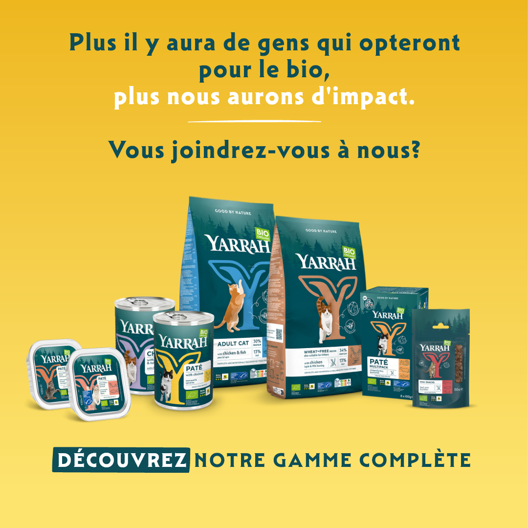 Yarrah bio - croquettes chat
