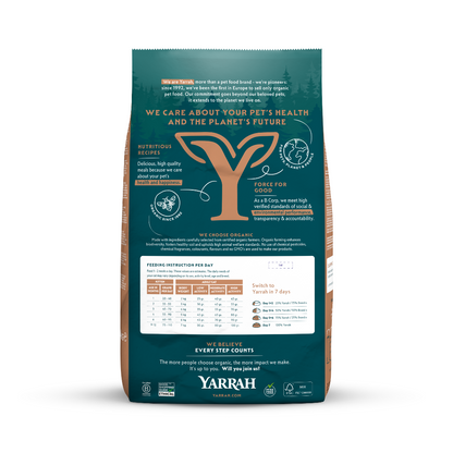 Yarrah croquettes bio sans céréales pour chat adulte