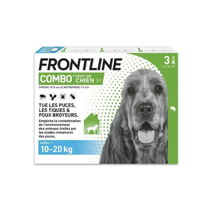 Pipettes Frontline Combo pour chien