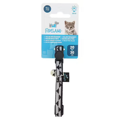 Collier Motif Réfléchissant - Chat