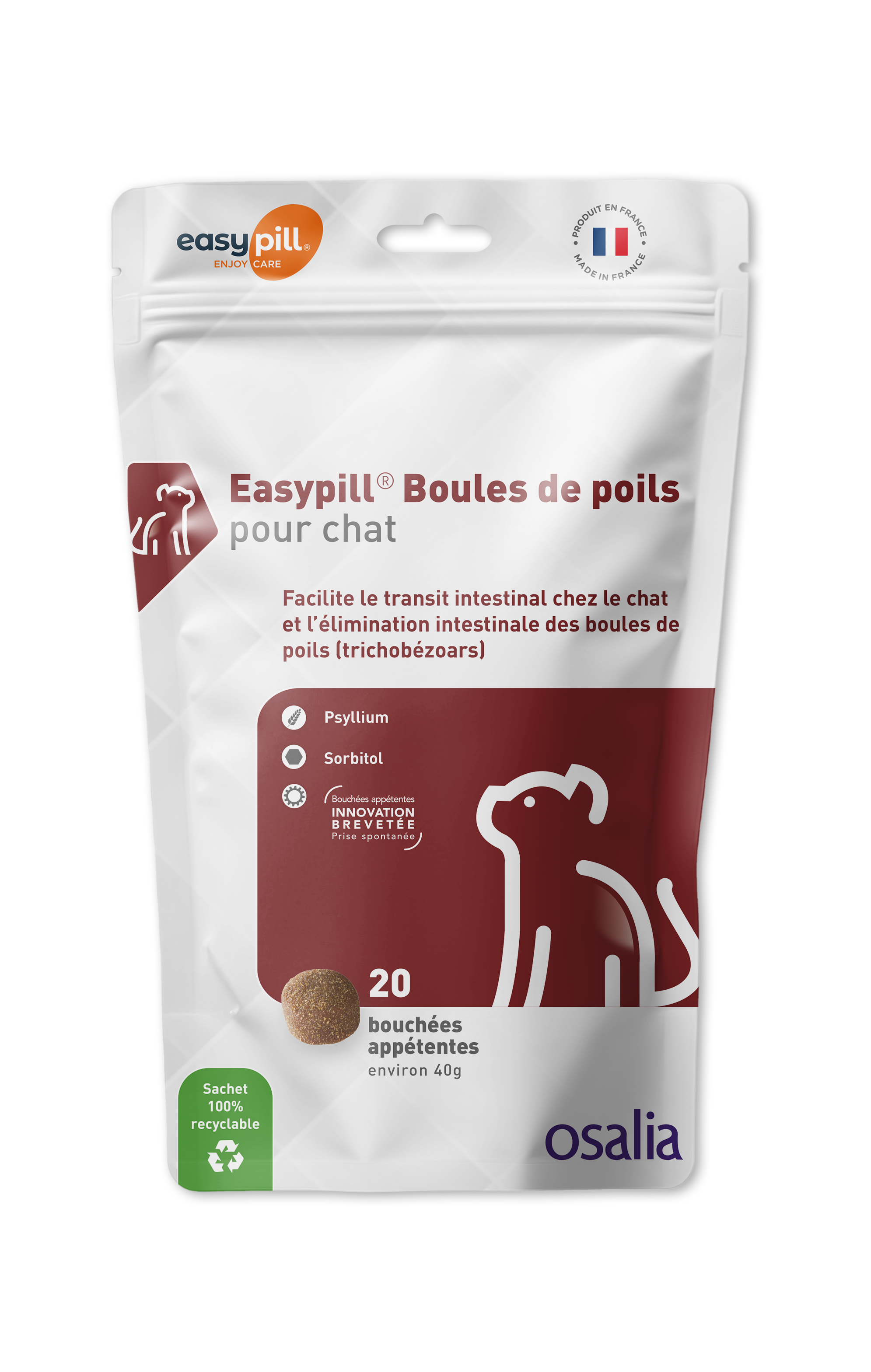 Easypill chat boules de poils