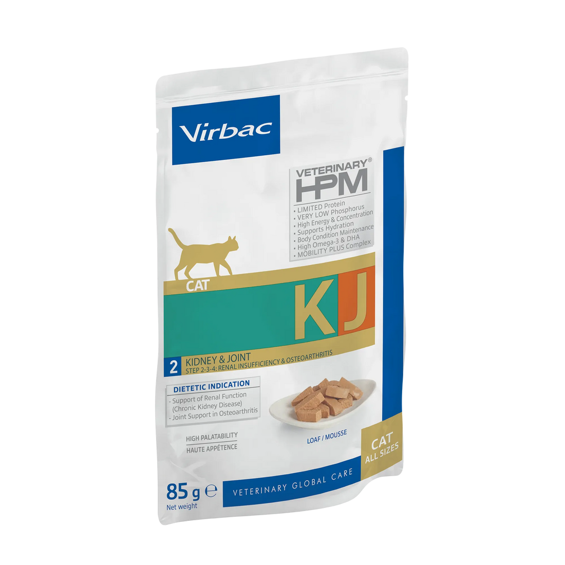 Virbac Veterinary HPM Diététique Early Kidney Joint sachet repas - pâtée chat